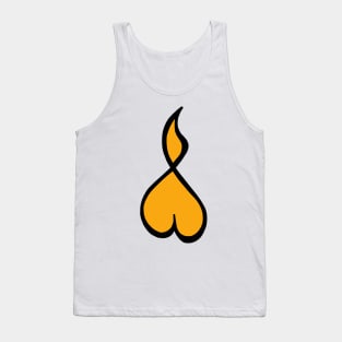 Modernized Eygptian symbol for fire Tank Top